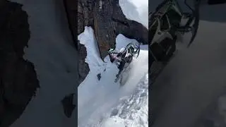 Insane Snowmobile Hill Climbing