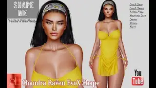 Second Life - Shape Me - Chandra Raven Head EvoX Shape