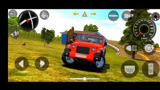 Modified Mahindra Thar 😈 Indian Red Thar (Gadi Wala Games) Car Games Android Gameplay