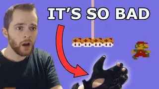 I beat the HARDEST Mario game with the WORST controller (Power Glove)