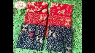 小米雜貨店-小紅包袋(福袋) 手作教學 How To Make Small red envelopes (lucky bags) Sewing Tutorial DIY