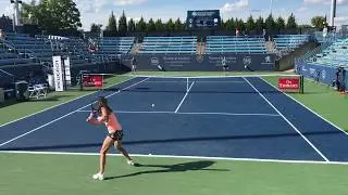 Agnieszka Radwanska Tennis Practice at the 2017 Western & Southern Open