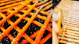 طريقه عمل الباتون ساليه للمبتدئين في مهنه المخبوزات من داخل المصنع