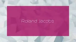 Roland Jacobs - appearance