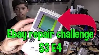 Gameboy with lines in screen, Ebay Repair Challenge week 4