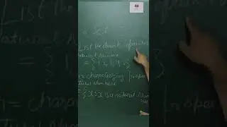 Roaster form verses set builder form | Set theory | by Sanchit sir #shorts