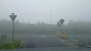 Dashcam near to Newton Linford to burbage October 12th 2025 video 1 (foggy)