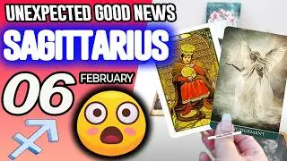 Sagittarius ♐😃 UNEXPECTED GOOD NEWS 😲 horoscope for today FEBRUARY 6 2026 ♐ #sagittarius tarot