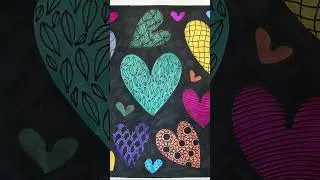 Thinking of Valentine and love. #art #hearts #valentine #love