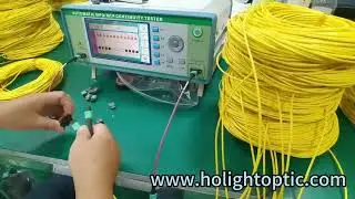 Polarity Test for MTP APC Fiber Patch Cables