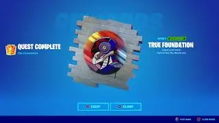 Fortnite Spray:  TRUE FOUNDATION
