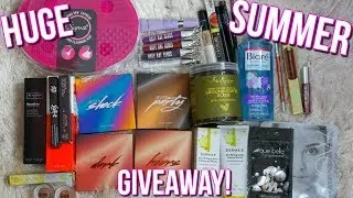 HUGE SUMMER 2018 MAKEUP GIVEAWAY | INTERNATIONAL - 2X THE PRIZES!!