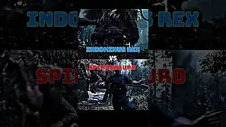 spinossauro vs indominus rex #edit #jurassicworld #vsbattle