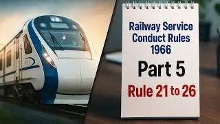 Railway Conduct Rules 1966 &ndash; PART 5(Rule 21&ndash;26) | Full & Easy Explanation | Railway Staff Must Watch