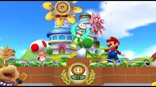 Mario Sports Mix Flower cup Volleyball playing as Yoshi 