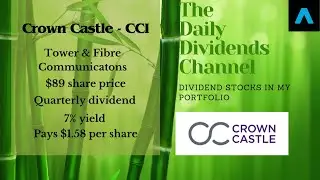 Crown Castle stock - CCI stock - Undervalued High yield dividend stock close to 52 week lows