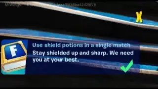 Fortnite Quest - Use shield potions in a single match - Chapter 3 Season 1