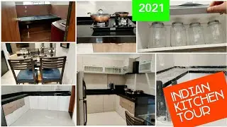 My New Indian Kitchen Tour  2021 | How to Organize Small Indian Kitchen Tour | SuperStylish Namrata