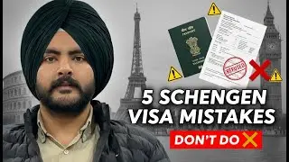 5 Schengen Visa Mistakes ❌ | Avoid Rejection | Fly Smart Like Prince