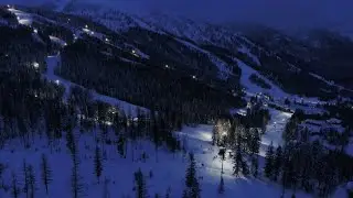 Night Skiing at Whitefish Mountain Resort