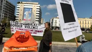 Marchers in Athens protest reported Greek migrant pushbacks - ABC News
