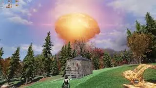 Fallout 76 Nuke goes off right outside my CAMP
