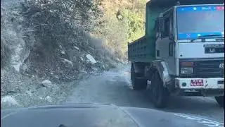 Pokhra to muktinath by lower mustang most dangerous road of nepal 🇳🇵..#viralvideo #mustang #india 