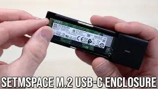 SETMSPACE External M.2 SSD USB-C Enclosure