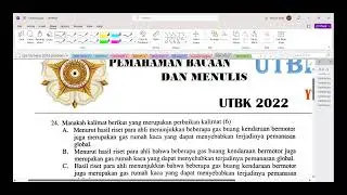 PEMBAHASAN UTBK SNBT PBM 2022 PAKET A ||| UTBK 2022 BARENG KA KEVINS || PREDIKSI SNBT 2023 PBM