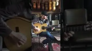 Stephen Duros at Vazquez Guitars in LA