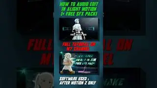 This is how I Edit My Audio For AMV (+ free SFX pack) #anime #anime #shorts #viral #trending