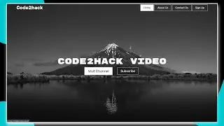 How To Create A Website Using HTML And CSS Step By Step Website Tutorial