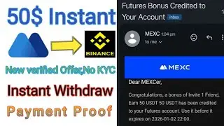 Instant 50$ Future Bonus || Mexc Exchange New Event || New Crypto Loot Today || No KYC Loot