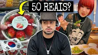 Morango de 50 REAIS, Coreana me fez CHURRASCO e mais 40 Minutos de Trapalhadas na Coréia do Sul 🇰🇷