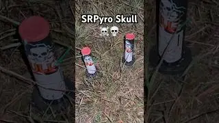 SRPyro Skull Salute Single Shots #shorts #viral #fireworks #srpyro #skull #pyro
