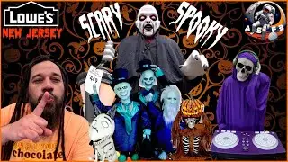 Lowes Halloween 2025 Skeleton DJ Animatronics Egg Harbor Township New Jersey