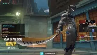 Overwatch This Is How Korean Genji God Water Plays -Monster Gameplay-