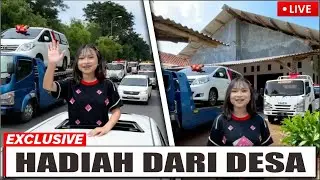 April DA7 Pulang Kampung, Seluruh Warga Desa Menuggunya Dan Memberikan Hadiah Istimewah