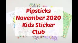 Pipsticks November 2020 Kids Sticker Club Review + Coupon