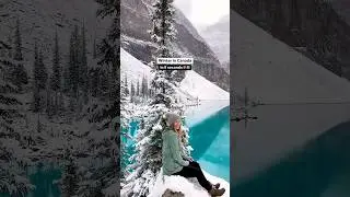 Winter in Banff, Canada🇨🇦❄️