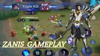 HERO ZANIS GAMEPLAY 3 MENIT TRIPLE KILL- ARENA OF VALOR