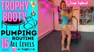 15 min | Build Your Glutes Rebounder Workout | Booty Workout | I Jump Instead on a Cellerciser®