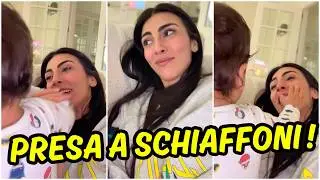 Kian scatenato, mamma Giulia non sa come difendersi dalle sue botte d'amore!