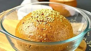 Du wirst nie wieder Brot kaufen! Gesundes Brot in 5 Minuten! Ohne Mehl, ohne Hefe und ohne Eier!