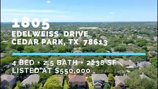 Beautiful home at $525,000 in Cedar Park - 1805 Edelweiss Drive! | Chris Anderson, Austin Realtor