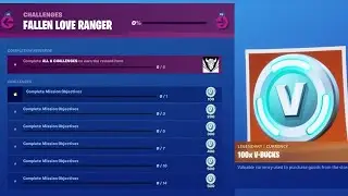 How to Complete Fallen Love Ranger Challenges in Fortnite! (What are Mission Objectives?)