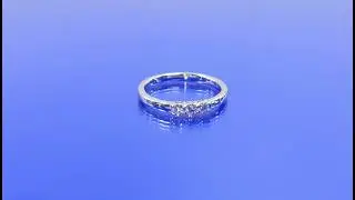 Lovable trinity ring 0.24 (ctw) in 14k gold 1002 0055