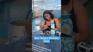 How To Make Azul Tequila Realistic Cake. #azultequila #azuldrink #realisticcake #hyperralisticcake