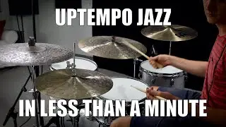 Uptempo Jazz in less than a Minute - Daily Drum Lesson