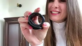 Doppelter Cockstrap mit Druckkn&ouml;pfen und Spikes